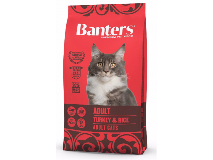 Banters Cat Adult Turkey & Rice 8 kg z kategorie Chovatelské potřeby a krmiva pro kočky > Krmivo a pamlsky pro kočky > Granule pro kočky