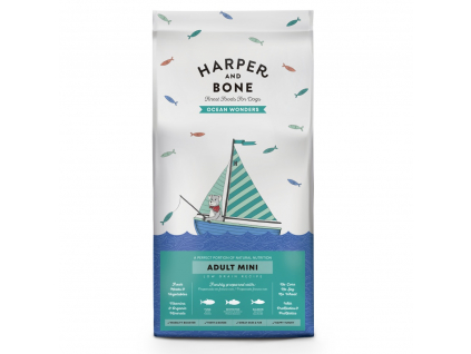 Harper and Bone Dog Adult Mini divy oceánu 2 kg z kategorie Chovatelské potřeby a krmiva pro psy > Krmiva pro psy > Granule pro psy