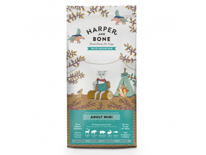 Harper and Bone Dog Adult Mini divoké hory 2 kg z kategorie Chovatelské potřeby a krmiva pro psy > Krmiva pro psy > Granule pro psy