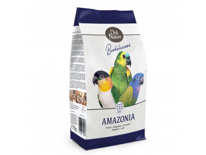 Deli Nature Birdelicious Amazonia amazonský papoušek 750 g z kategorie Chovatelské potřeby pro ptáky a papoušky > Krmivo pro papoušky