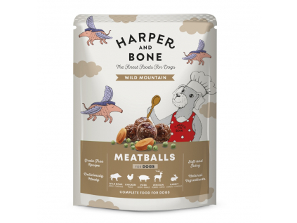 Harper and Bone Dog divoké hory 300g z kategorie Chovatelské potřeby a krmiva pro psy > Krmiva pro psy > Kapsičky pro psy