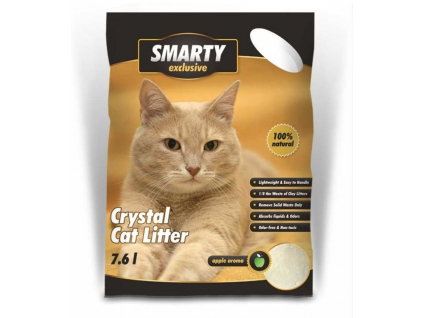 SMARTY exclusive silikátové stelivo 7,6 l z kategorie Chovatelské potřeby a krmiva pro kočky > Toalety, steliva pro kočky > Steliva kočkolity pro kočky