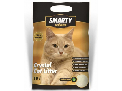 SMARTY exclusive silikátové stelivo 10 l z kategorie Chovatelské potřeby a krmiva pro kočky > Toalety, steliva pro kočky > Steliva kočkolity pro kočky