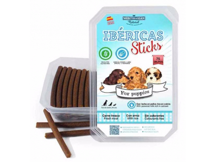 Ibéricas Sticks Dog Puppies Snack (75ks) z kategorie Chovatelské potřeby a krmiva pro psy > Pamlsky pro psy > Tyčinky, salámky pro psy