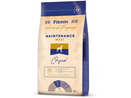 Fitmin Dog Maxi Maintenance 12 kg z kategorie Chovatelské potřeby a krmiva pro psy > Krmiva pro psy > Granule pro psy