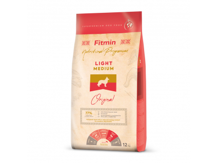 Fitmin Medium Light 12 kg z kategorie Chovatelské potřeby a krmiva pro psy > Krmiva pro psy > Granule pro psy