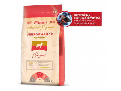 Fitmin Medium Performance 12 kg z kategorie Chovatelské potřeby a krmiva pro psy > Krmiva pro psy > Granule pro psy