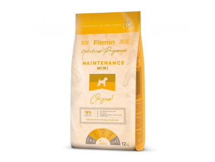 Fitmin Mini Maintenance 12 kg z kategorie Chovatelské potřeby a krmiva pro psy > Krmiva pro psy > Granule pro psy