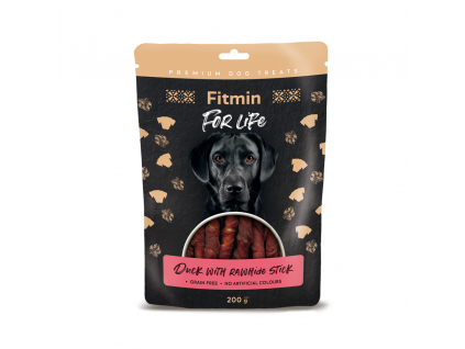 Fitmin For Life pochoutka Kachna na bůvolí tyčce 200g z kategorie Chovatelské potřeby a krmiva pro psy > Pamlsky pro psy > Žvýkací pamlsky pro psy