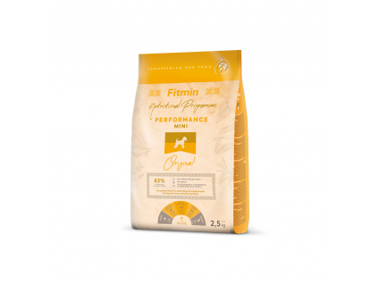 Fitmin Mini Performance 2,5 kg z kategorie Chovatelské potřeby a krmiva pro psy > Krmiva pro psy > Granule pro psy