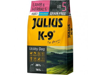 JULIUS K-9 ADULT LAMB&HERBALS 10kg z kategorie Chovatelské potřeby a krmiva pro psy > Krmiva pro psy > Granule pro psy