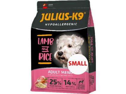 JULIUS K-9 HighPremium ADULT SMALL Hypoallergenic LAMB&Rice 12kg z kategorie Chovatelské potřeby a krmiva pro psy > Krmiva pro psy > Granule pro psy