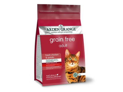 Arden Grange Grain Free Adult fresh Chicken & Potato 2 kg z kategorie Chovatelské potřeby a krmiva pro kočky > Krmivo a pamlsky pro kočky > Granule pro kočky