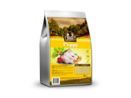 Wuff! Puppy balení 15 kg z kategorie Chovatelské potřeby a krmiva pro psy > Krmiva pro psy > Granule pro psy