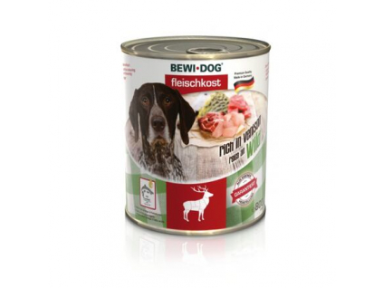Bewi Dog Bohaté na zvěřinu 400 g z kategorie Chovatelské potřeby a krmiva pro psy > Krmiva pro psy > Konzervy pro psy