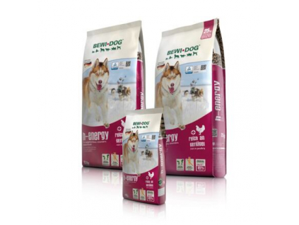 Bewi Dog H-energy 25 kg z kategorie Chovatelské potřeby a krmiva pro psy > Krmiva pro psy > Granule pro psy