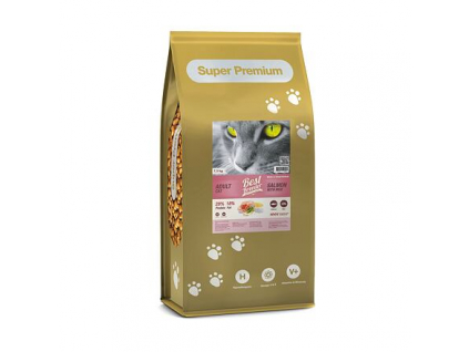 Best Breeder Adult Cat Salmon 2 kg z kategorie Chovatelské potřeby a krmiva pro kočky > Krmivo a pamlsky pro kočky > Granule pro kočky