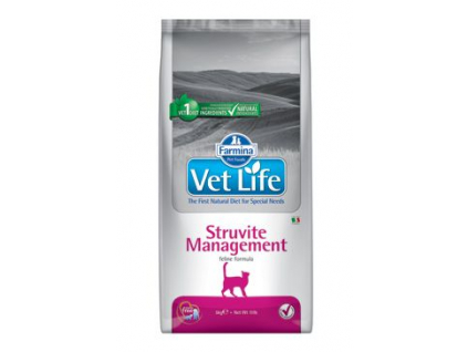 Vet Life Natural CAT Struvite Management 5kg z kategorie Chovatelské potřeby a krmiva pro kočky > Krmivo a pamlsky pro kočky > Veterinární diety pro kočky