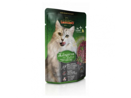 Leonardo Kapsička - Klokan a kočičí tráva 85 g z kategorie Chovatelské potřeby a krmiva pro kočky > Krmivo a pamlsky pro kočky > Kapsičky pro kočky