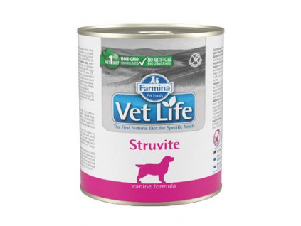 Vet Life Natural Dog konzerva Struvite 300g z kategorie Chovatelské potřeby a krmiva pro psy > Krmiva pro psy > Veterinární diety pro psy