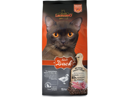 Leonardo Adult Duck 15 kg z kategorie Chovatelské potřeby a krmiva pro kočky > Krmivo a pamlsky pro kočky > Granule pro kočky