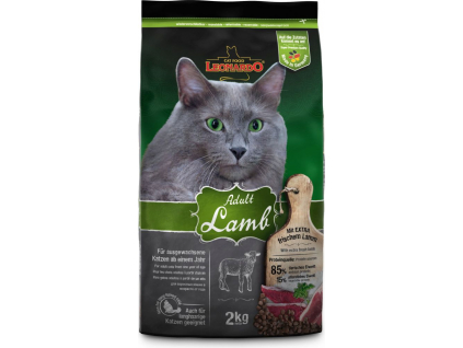 Leonardo Adult Lamb 2 kg z kategorie Chovatelské potřeby a krmiva pro kočky > Krmivo a pamlsky pro kočky > Granule pro kočky