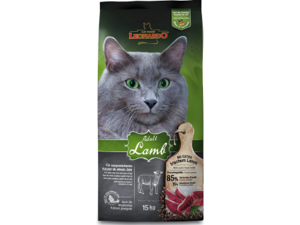 Leonardo Adult Lamb 15 kg z kategorie Chovatelské potřeby a krmiva pro kočky > Krmivo a pamlsky pro kočky > Granule pro kočky