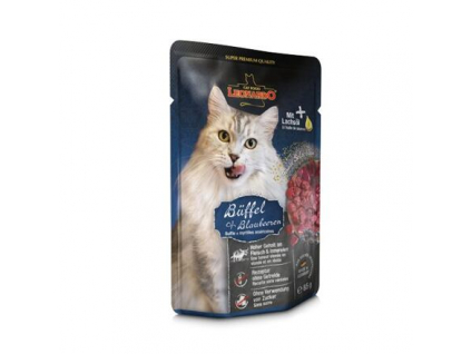 Leonardo Kapsička - Buvol s borůvkami 85 g z kategorie Chovatelské potřeby a krmiva pro kočky > Krmivo a pamlsky pro kočky > Kapsičky pro kočky