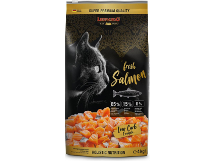 Leonardo Fresh Salmon 4 kg z kategorie Chovatelské potřeby a krmiva pro kočky > Krmivo a pamlsky pro kočky > Granule pro kočky