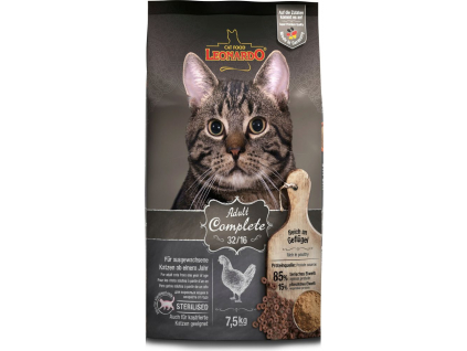 Leonardo Adult complete 32/16 7,5 kg z kategorie Chovatelské potřeby a krmiva pro kočky > Krmivo a pamlsky pro kočky > Granule pro kočky