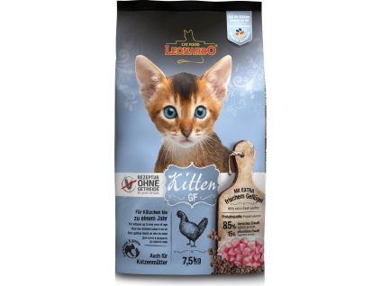 Leonardo Kitten GF 7,5 kg z kategorie Chovatelské potřeby a krmiva pro kočky > Krmivo a pamlsky pro kočky > Granule pro kočky