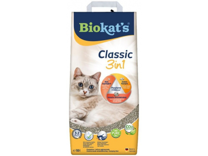 Biokat's Classis podestýlka 10l z kategorie Chovatelské potřeby a krmiva pro kočky > Toalety, steliva pro kočky > Steliva kočkolity pro kočky