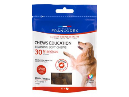Francodex Pochoutka Edukační pro psy 30ks z kategorie Chovatelské potřeby a krmiva pro psy > Pamlsky pro psy > Funkční pamlsky pro psy