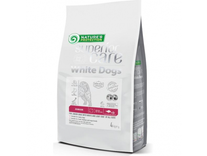 Nature's Protection Superior Care Dog Dry White Dogs Junior White Fish 4 kg z kategorie Chovatelské potřeby a krmiva pro psy > Krmiva pro psy > Granule pro psy