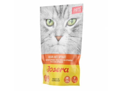 Josera Paté Huhn mit Spinat kapsička 85g z kategorie Chovatelské potřeby a krmiva pro kočky > Krmivo a pamlsky pro kočky > Kapsičky pro kočky