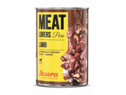 Josera dog Meat Lovers Pure Lamb 400g z kategorie Chovatelské potřeby a krmiva pro psy > Krmiva pro psy > Konzervy pro psy