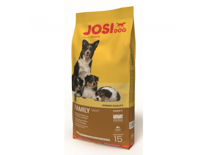 JosiDog Family 15 kg z kategorie Chovatelské potřeby a krmiva pro psy > Krmiva pro psy > Granule pro psy