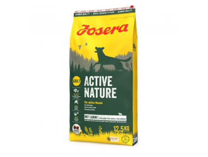 Josera Active Nature 12,5 kg z kategorie Chovatelské potřeby a krmiva pro psy > Krmiva pro psy > Granule pro psy