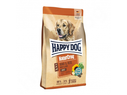 Happy Dog NaturCroq RIND & REIS 4 kg z kategorie Chovatelské potřeby a krmiva pro psy > Krmiva pro psy > Granule pro psy