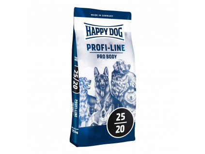 Happy Dog PROFI-LINE 25-20 Pro Body 15 kg z kategorie Chovatelské potřeby a krmiva pro psy > Krmiva pro psy > Granule pro psy