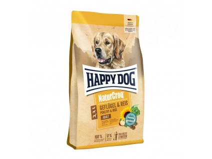 Happy Dog NaturCroq GEFLÜGEL & REIS 4 kg z kategorie Chovatelské potřeby a krmiva pro psy > Krmiva pro psy > Granule pro psy