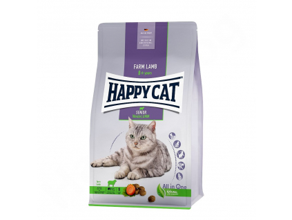 Happy Cat Senior Weide-Lamm / Jehněčí 4 kg z kategorie Chovatelské potřeby a krmiva pro kočky > Krmivo a pamlsky pro kočky > Granule pro kočky