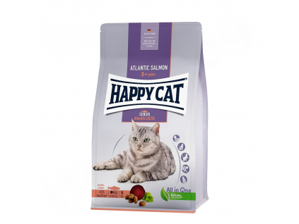 Happy Cat Senior Atlantik-Lachs / Losos 4 kg z kategorie Chovatelské potřeby a krmiva pro kočky > Krmivo a pamlsky pro kočky > Granule pro kočky