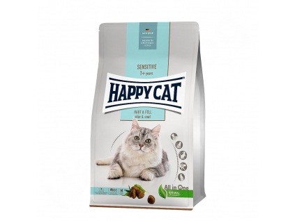 Happy Cat Sensitive Haut & Fell / Kůže & srst 4 kg z kategorie Chovatelské potřeby a krmiva pro kočky > Krmivo a pamlsky pro kočky > Granule pro kočky