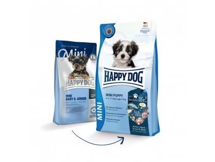 Happy Dog Mini Puppy 4 kg z kategorie Chovatelské potřeby a krmiva pro psy > Krmiva pro psy > Granule pro psy