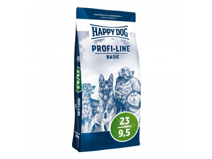 Happy Dog PROFI-LINE 23-9,5 BASIC 20 kg z kategorie Chovatelské potřeby a krmiva pro psy > Krmiva pro psy > Granule pro psy