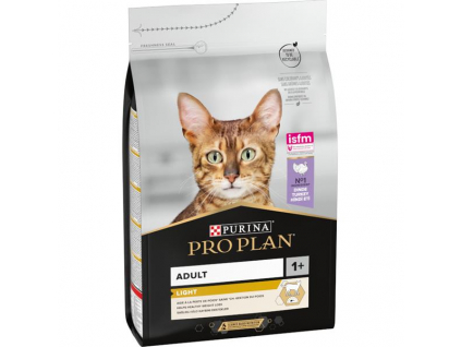 Pro Plan Cat Adult Light krůta 3 kg z kategorie Chovatelské potřeby a krmiva pro kočky > Krmivo a pamlsky pro kočky > Granule pro kočky