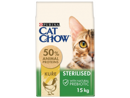 Purina Cat Chow Sterilized kuře 15kg