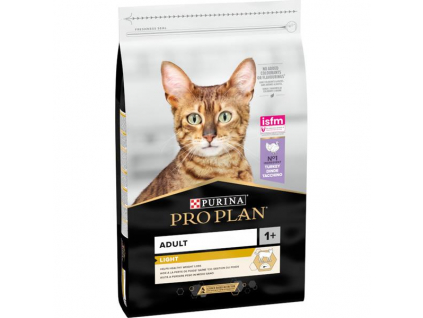 Pro Plan Cat Adult Light krůta 10 kg z kategorie Chovatelské potřeby a krmiva pro kočky > Krmivo a pamlsky pro kočky > Granule pro kočky