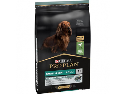 Pro Plan Dog Adult Small&Mini Sensitive Digestion jehněčí 7 kg z kategorie Chovatelské potřeby a krmiva pro psy > Krmiva pro psy > Granule pro psy